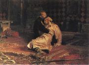 Ilya Repin Ivan the Terrible and his son ivan on 15 November 1581 1885 china oil painting artist